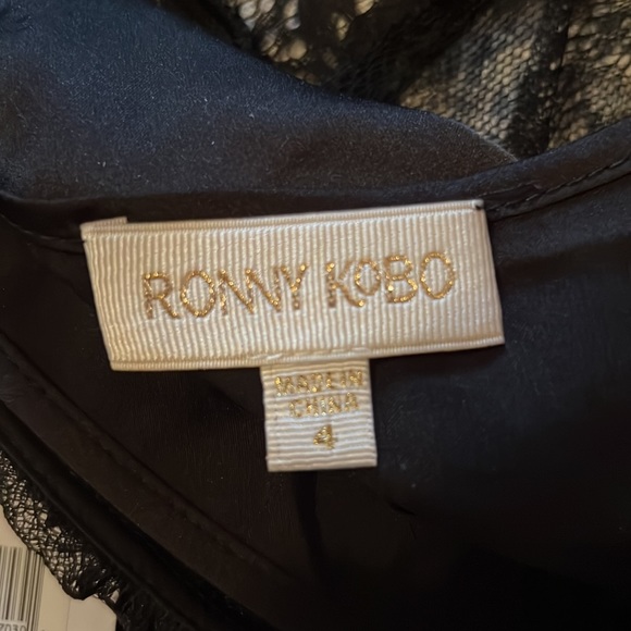 Ronny Kobo Janell Lace Dress in Black, Size 4 - Picture 15 of 17